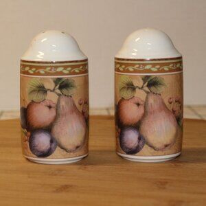 Fitz & Floyd Classic Choices Tuscany Salt & Pepper Set Retired / Replacement